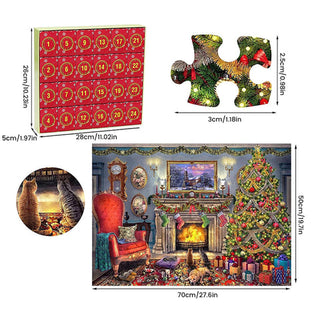 Advent Calendar 2024 Christmas Jigsaw Puzzles