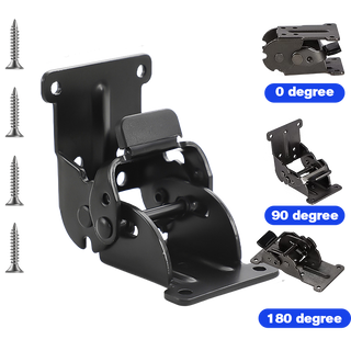 Saker 0-90-180 Degrees Self-locking Folding Hinge Anti-corrosion Invisible Connector