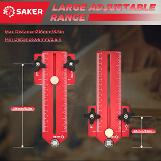 SAKER® Thin Rip Jig Table Saw Jig Guide