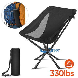 Saker Folding Swivel Camping Chair