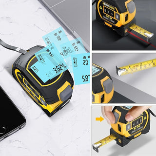 3-In-1 Infrared Laser Tape Measuring