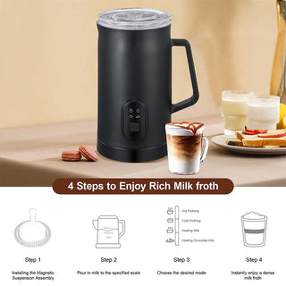 Sakerplus 4 in 1 Electric Milk Steamer