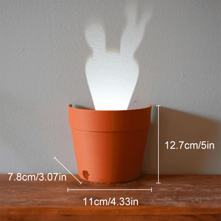 SAKER Light Projections Plant Pot