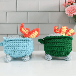 Saker Crochet Dumpster Raging Fire