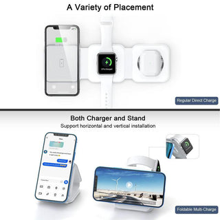 Saker Triple-fold Magnetic Wireless Charger