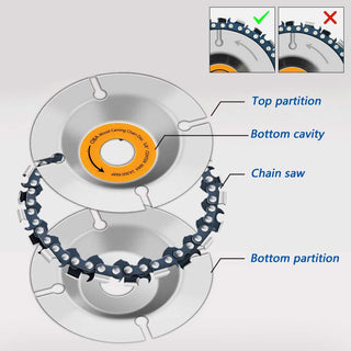 Precision Sharp Chain Cut Saw Disc for 4-inch Angle Grinder