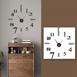 SAKER Modern DIY Punch-Free Wall Clock