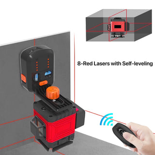 SAKER 4-in-1 Laser Level Tool with Line Laser