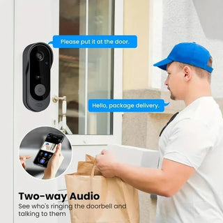 Sakerplus Wireless Video Doorbell Camera with Chime