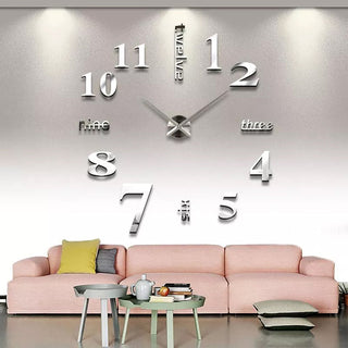 SAKER Modern DIY Punch-Free Wall Clock