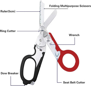 SAKER 6 In 1 Multifunctional Trauma Shears