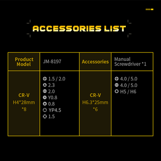 Saker 16-in-1 Manual Screwdriver