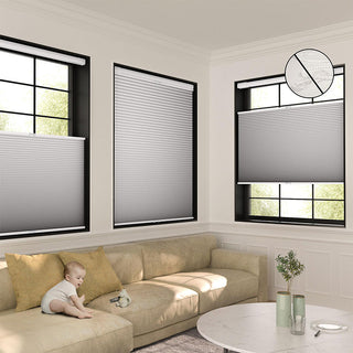 Punch-Free Cordless Blackout Cellular Shades for Windows