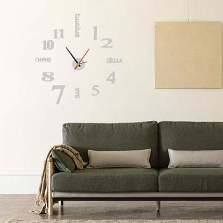 SAKER Modern DIY Punch-Free Wall Clock