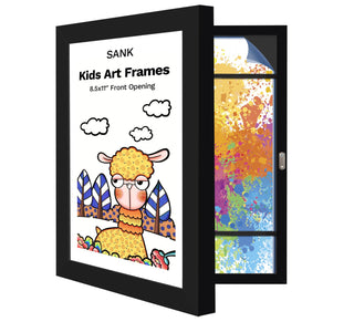 Sank Kids Art Frames 8.5x 11 & USB Rechargeable Wall Light