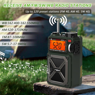 Saker Upgraded Emergency Solar Radio