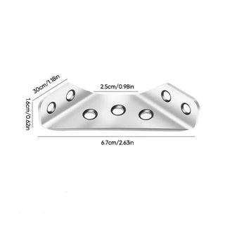 Conector de esquina universal para muebles de acero inoxidable Saker®