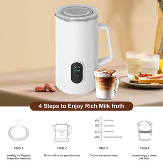 Sakerplus 4 in 1 Electric Milk Steamer