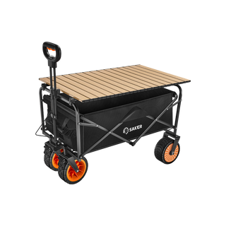 Portable Utility Cart for Outdoor Use - SAKER® Electric Folding Wagon