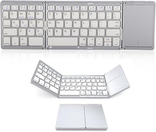 SAKER Foldable Bluetooth Keyboard with Touchpad