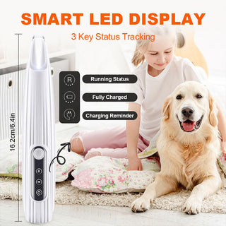 Saker Pet Hair Trimmer With Led Light