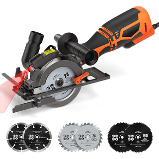 Saker Mini Circular Saw with Laser