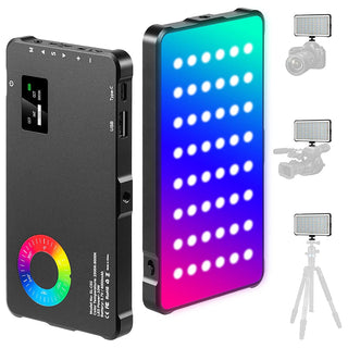 SAKER RGB Phone Selfie Light for Camera Cellphone Smartphone