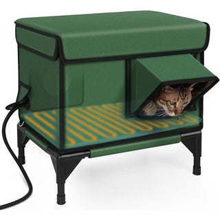 Saker Premium Heated Cat House