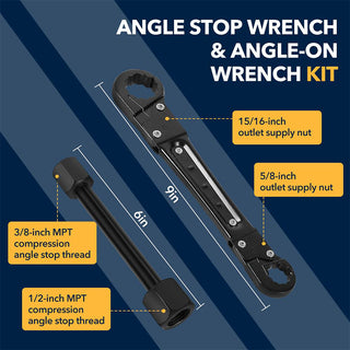 SAKER  Plumbing Angle Stop Wrench