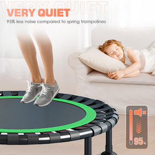 Saker Mini Fitness Trampoline and Rebounder 40"