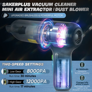 SakerPlus Car Vacuum Cleaner