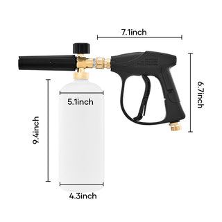 Accesorio de conector doble de cañón de espuma SAKER®