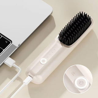 Saker Cordless Hair Straightener Brush