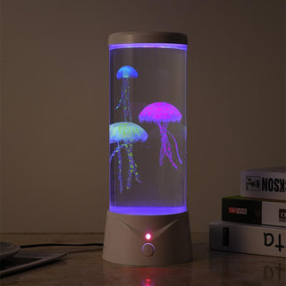 Sakerplus Portable Mini Round Jellyfish Lamp