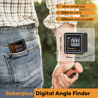 Sakerplus Buscador de ángulos digital magnético