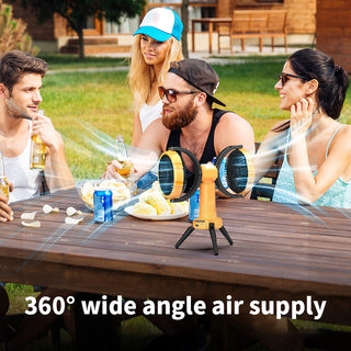 Saker Double-Headed Foldable Outdoor Fan