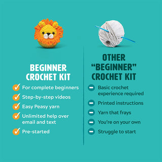 SAKER Beginners DIY Crochet Kit