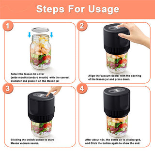 Electric Vacuum Sealer For Mason Jars