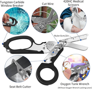 SAKER 6 In 1 Multifunctional Trauma Shears