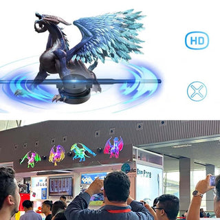 Saker 3D Hologram LED Fan Projector