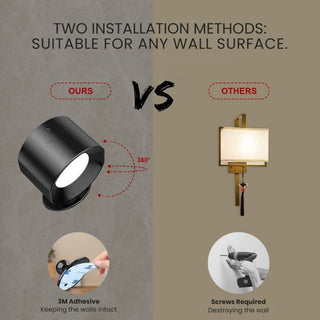 Saker LED Rechargeable Wall Light