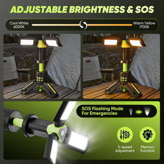 SakerPlus Telescopic Camping Lights with Stand