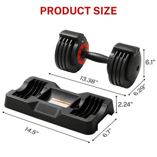 Saker 5 in 1 FITNESS Adjustable Dumbbells