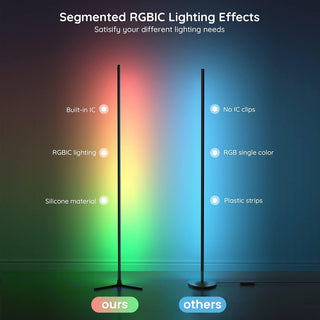 Saker Smart RGB Led Corner Floor Lamp