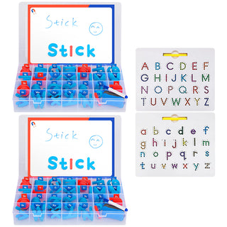 SAKER Classroom Magnetic Letters Kit 234 Pcs with Double