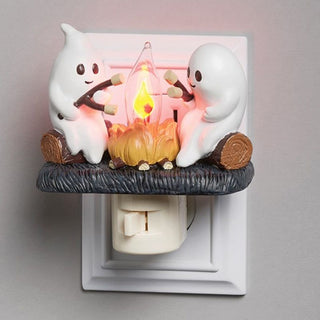 Sank Ghost Campfire Nightlight – Halloween Themed Decorative Light for Spooky Ambiance