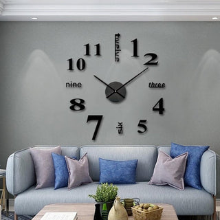 SAKER Modern DIY Punch-Free Wall Clock