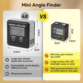 Sakerplus Portable Mini Digital Angle Finder Magnetic