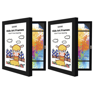 Sank Kids Art Frames 8.5x 11 & USB Rechargeable Wall Light