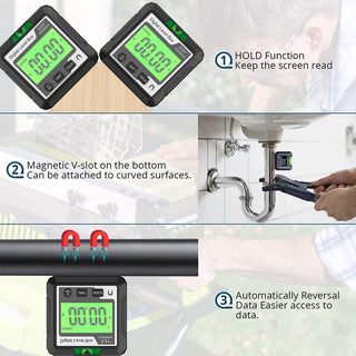 Sakerplus Magnetic Digital Inclinometer